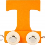 drevený vláčik farebná abeceda písmeno T Small Foot