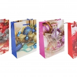 Vianočná darčeková taška strednej veľkosti