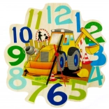 Hess Detské drevené hodiny Bager