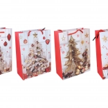 Darčeková taška vianočná stredná