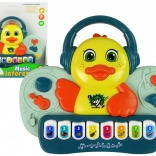 Interaktívne pianko Káčatko DJ Zvukové hudobné nástroje a melódie