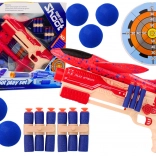 Penený vystreľovač guličiek Aircraft Shield Set 5v1