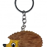 Drevená kľúčenka Ježko
