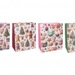 Darčeková taška vianočná L 31 × 42 × 12 cm