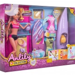 Bábika Olga na prázdninách s doplnkami