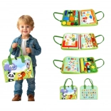 Senzorická busy kniha Safari 2Kids Toys