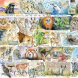 Puzzle Medvede a leňochody 1000 dielikov GIBSONS