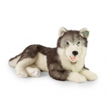 Plyšový pes husky ležiaci 60 cm ECO‑FRIENDLY od RAPPA