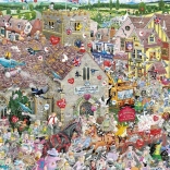 Puzzle Milujem svadby a hostiny 1000 dielikov