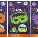 Svietiaca LED halloweenská maska s blikaním