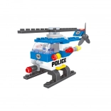 kompatibilná stavebnica BLOXO polícia helikoptéra 68 ks