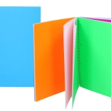 Špirálový zápisník A4 linajkovaný, 100 listov, 4 v 1