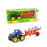 Traktor s pluhom na zotrvačník 25 cm