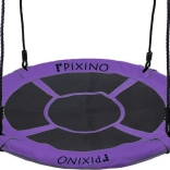 Hojdací kruh bocianie hniezdo PIXINO fialový