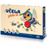 Včela zdobí úľ mozaika 60ks