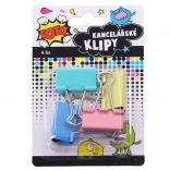 Kancelárske klipy 32 mm, sada 4 ks