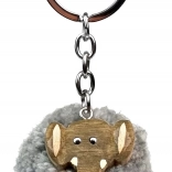 Drevená kľúčenka Pompon Slon