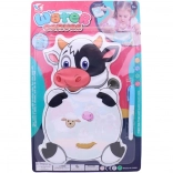 Vodové maľovanie Kravička