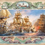 Puzzle Námorná Bitka 2000 Dielov CHERRY PAZZI