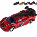 Sada pretekárskych autíčok 6 ks – kov a plast, 8 cm, voľnobeh