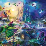 Nočná Dračia Súťaž Puzzle 1000 Dielov