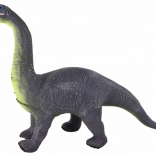Veľká figúrka dinosaura brachiosaurus so zvukom 33 cm sivá