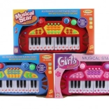 Detské pianíno so zvukmi zvieratiek na batérie