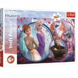 Puzzle Trefl Disney Frozen 2 – sesterské dobrodružstvo, 160 dielikov