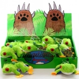 Plyšová žaba kľúčenka 24/bal