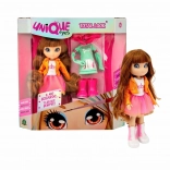 Bábika Unique Eyes – módna sada s doplnkami 25 cm