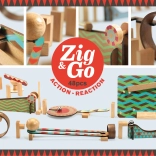 Drevená dráha Zig Go 48 dielikov od Djeco