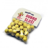 Drevené koráliky Kuriatko 12 mm – sada 40 ks