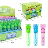 Bublifuk v tvare žaby 14 cm