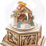 Small Foot Snehová guľa a hracia skrinka Betlehem