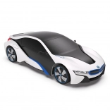 Diaľkovo ovládané auto BMW i8 s UV citlivým lakom