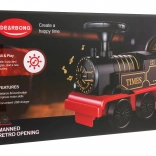 Interaktívna detská lokomotíva s úložným priestorom a svetlami