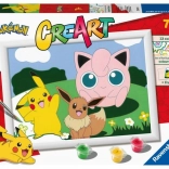 CreArt Pokémon – maľovanie podľa čísel