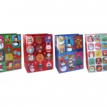 Darčeková taška M 26 × 32 × 10 cm Vianoce