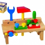 Detoa ponk – drevený pracovný stôl s náradím