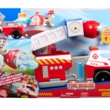 Tlapková patrola hasičiarske auto Marshall – veľké interaktívne vozidlo s projektilmi a mini záchranným autom