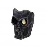 Halloweenska blikajúca mini lampička v tvare lebky