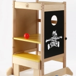 Učiaca veža viacúčelová z masívneho dreva