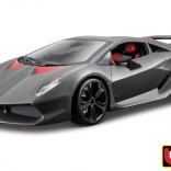 Model auta Bburago Lamborghini Sesto Elemento 1:24 sivá