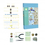 Výroba cementových šperkov a náramkov so zlatou fóliou