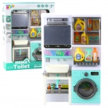 Detská kúpeľňa s práčkou, umývadlom a svetelnými a zvukovými efektmi