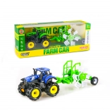 Traktor na zotrvačník s prívesom