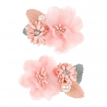 Sponky do vlasov s kvetinami pre deti - 2 ks