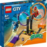 LEGO® City 60360 Kasakadérska výzva s rotujúcimi kruhmi