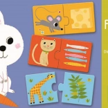 Duo Puzzle DJECO: Čo bude dnes na obed?