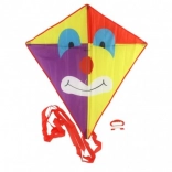 Lietajúci drak Klaun z nylonu 78 × 88 cm